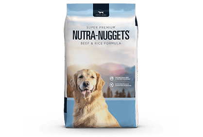 Nutra-Nuggets US Beef & Rice Dog Bag Front | Nutra-Nuggets