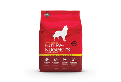 International Lamb Meal & Rice bag front | Nutra-Nuggets